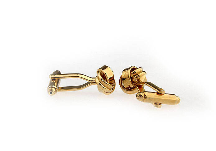  Gold Luxury Cufflinks Metal Cufflinks Knot Wholesale & Customized  CL671624