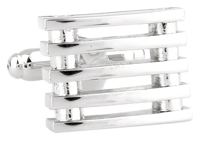 Silver Texture Cufflinks Metal Cufflinks Funny Wholesale & Customized CL671846