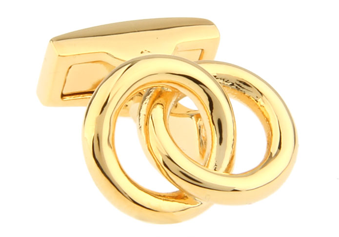  Gold Luxury Cufflinks Metal Cufflinks Knot Wholesale & Customized  CL720867