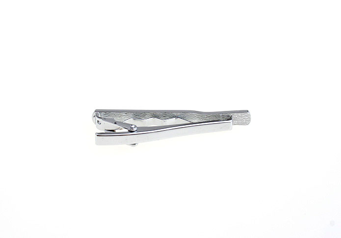  Silver Texture Tie Clips Metal Tie Clips Wholesale & Customized  CL840737