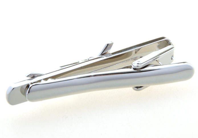 Silver Texture Tie Clips Metal Tie Clips Military Wholesale & Customized CL850887