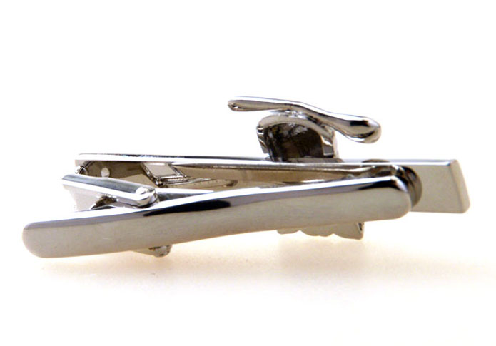 Chef Hat Tie Clips  Silver Texture Tie Clips Metal Tie Clips Hipster Wear Wholesale & Customized  CL850913