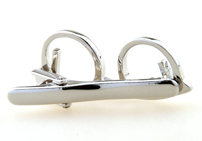  Silver Texture Tie Clips Metal Tie Clips Hipster Wear Wholesale & Customized  CL850922