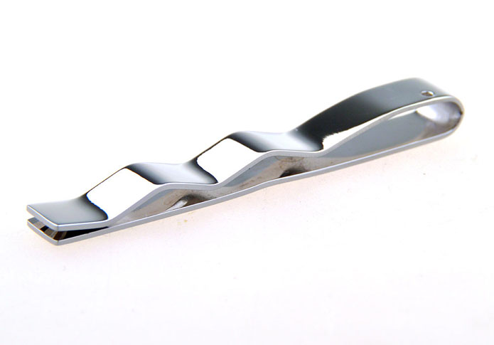  Silver Texture Tie Clips Metal Tie Clips Wholesale & Customized  CL851041