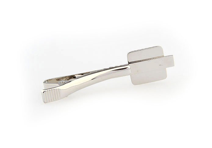  Silver Texture Tie Clips Metal Tie Clips Funny Wholesale & Customized  CL860816