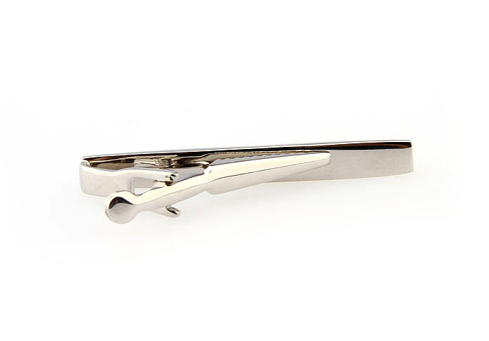  Silver Texture Tie Clips Metal Tie Clips Wholesale & Customized  CL860851