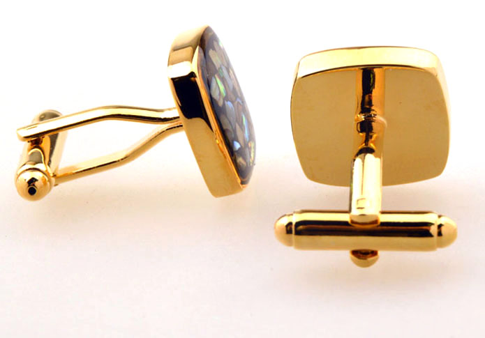 Gold Luxury Cufflinks Shell Cufflinks Wholesale & Customized CL655375