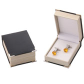 Imitation leather + Plastic Cufflinks Boxes  Black Classic Cufflinks Boxes Cufflinks Boxes Wholesale & Customized  CL210489