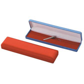 Imitation leather + Plastic Tie Clips Box  Orange Cheerful Tie Clips Box Tie Clips Box Wholesale & Customized  CL210528
