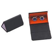 Imitation leather + Plastic Cufflinks Boxes  Black Classic Cufflinks Boxes Cufflinks Boxes Wholesale & Customized  CL210535