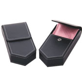 Imitation leather + Plastic Tie Boxes  Black Classic Tie Boxes Tie Boxes Wholesale & Customized  CL210577