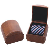 Imitation leather + Plastic Tie Boxes  Khaki Dressed Tie Boxes Tie Boxes Wholesale & Customized  CL210585
