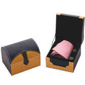 Imitation leather + Plastic Tie Boxes  Multi Color Fashion Tie Boxes Tie Boxes Wholesale & Customized  CL210594