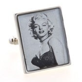 Marilyn Monroe Cufflinks Black White Cufflinks Printed Cufflinks Hipster Wear Wholesale & Customized CL654815