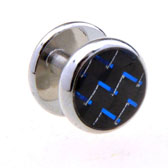  Blue Elegant Cufflinks Printed Cufflinks Wholesale & Customized  CL656032