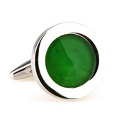  Green Intimate Cufflinks Glass Cufflinks Wholesale & Customized  CL661947