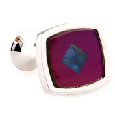  Purple Romantic Cufflinks Glass Cufflinks Wholesale & Customized  CL661973