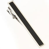  Black Classic Tie Clips Onyx Tie Clips Wholesale & Customized  CL860782