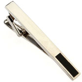  Black Classic Tie Clips Onyx Tie Clips Wholesale & Customized  CL870724